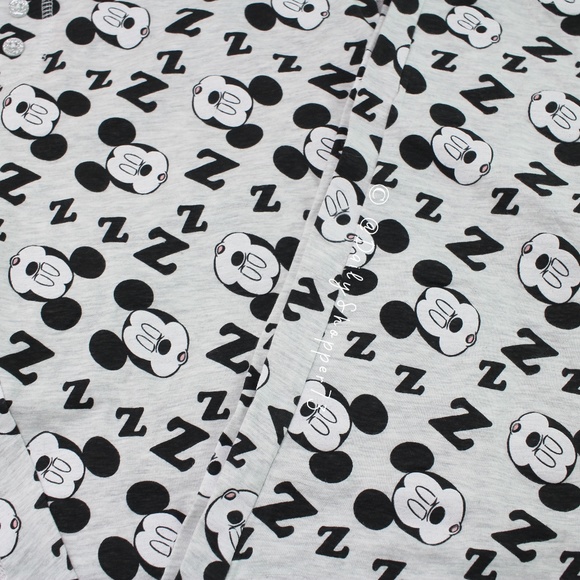 MKY Mickey Mouse "ZZZ" PJ Legging Pants - Picture 2 of 5